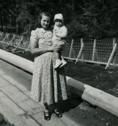 People posing with bridges